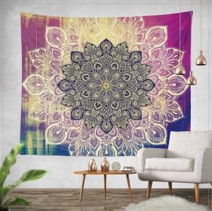 Tenture Mandala Eveil Spirituel - Multiples / 150 x 200cm