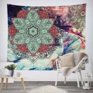 Tenture Mandala Trésor dAntan - Multiples / 150 x 200cm